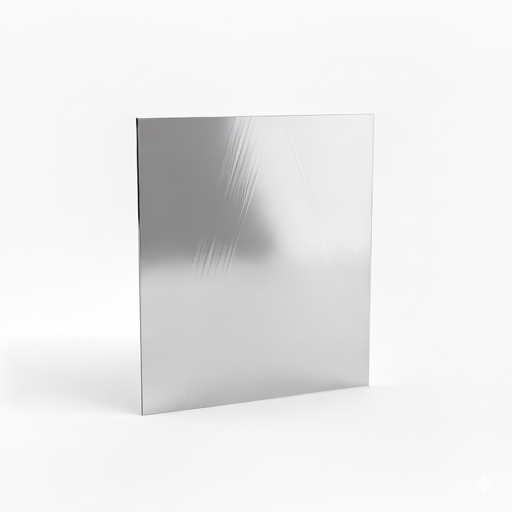 Chapa de Aço Inox 430 Brilhante 0,90mm – 28 x 28 cm