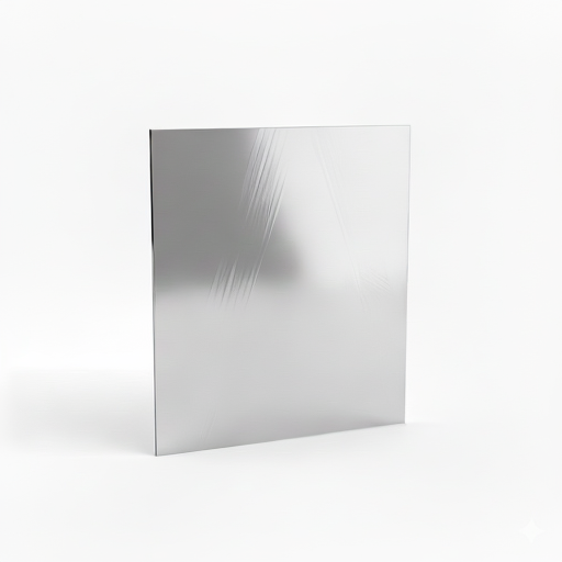 Chapa de Aço Inox 430 Brilhante 1,20mm – 48 x 48 cm