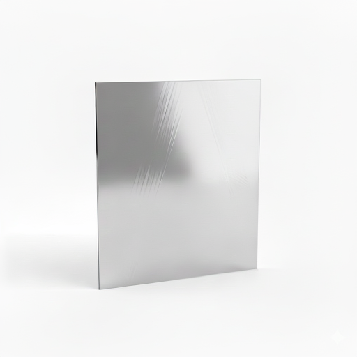 Chapa de Aço Inox 430 Brilhante 0,90mm – 42 x 42 cm