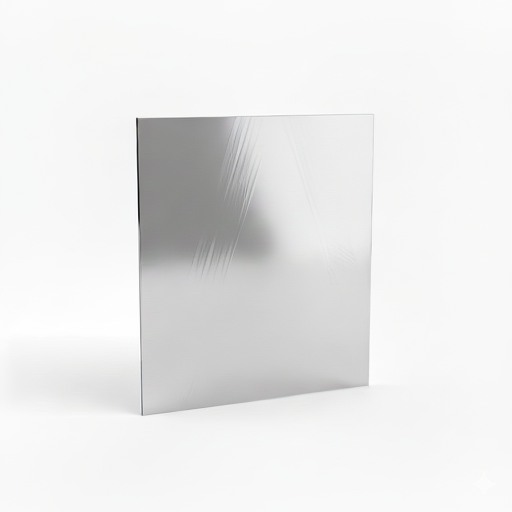 Chapa de Aço Inox 430 Brilhante 0,90mm – 44 x 44 cm