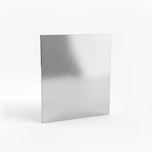 Chapa de Aço Inox 430 Brilhante 0,90mm – 5 x 5 cm