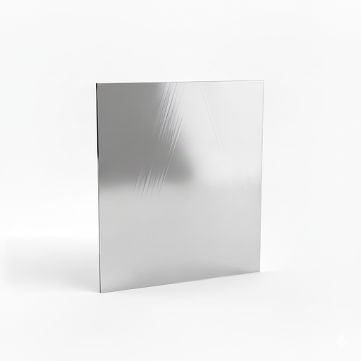 Chapa de Aço Inox 430 Brilhante 0,90mm – 53 x 53 cm