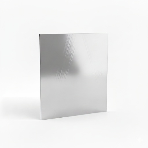 Chapa de Aço Inox 430 Brilhante 0,90mm – 6 x 6 cm