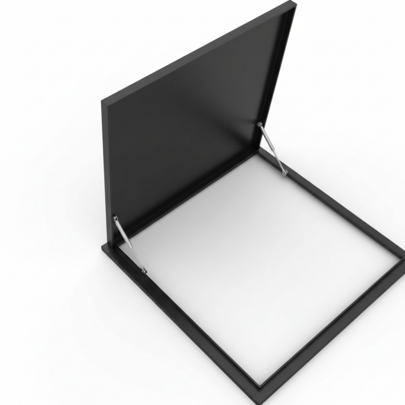 Tampa para Casa de Máquinas de Sobrepor para Piscina e Áreas Técnicas (120x120x5cm)