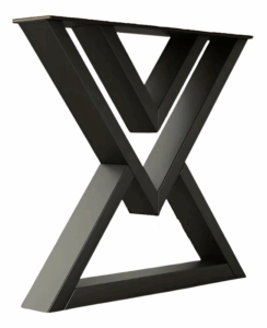 Base de Mesa Industrial Metálica 120x40x75cm