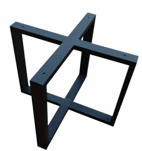 Base de Mesa Industrial Metálica 140x55x75cm