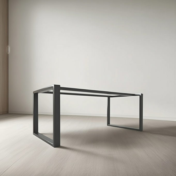 Base de Mesa Industrial Metálica 150x60x75cm