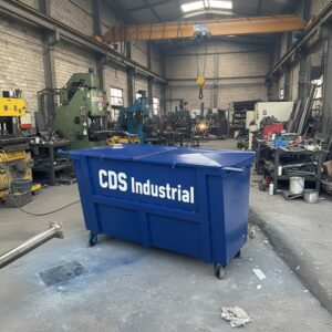 Container de Lixo 1200L em Aço para Condomínios | CDS Industrial