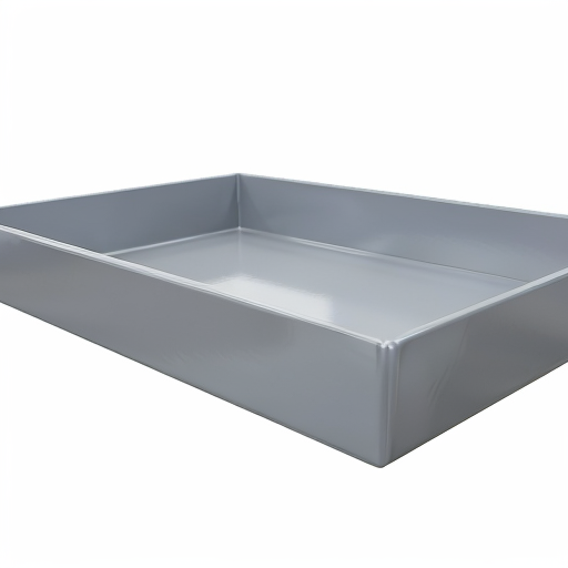 Bandeja Quadrada em Chapa de Aço Nº 20 (~0,90 mm) 90 x 90 cm com Aba 20 mm – CDS Industrial