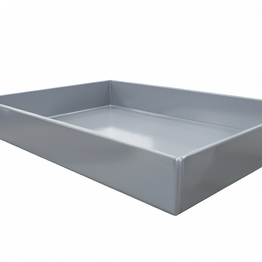 Bandeja Quadrada em Chapa de Aço Nº 20 (~0,90 mm) 95 x 95 cm com Aba 40 mm – CDS Industrial