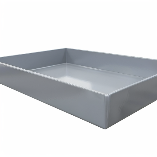 Bandeja Quadrada em Chapa de Aço Nº 18 (~1,20 mm) 60 x 60 cm com Aba 40 mm – CDS Industrial