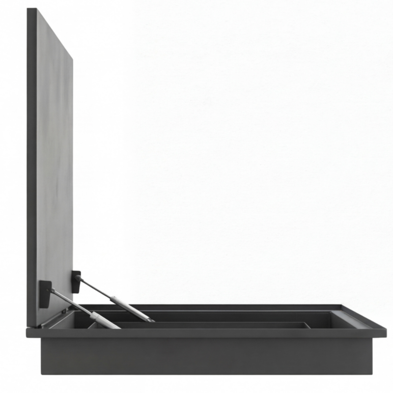 Tampa para Casa de Maquinas 90x90cm - Ventilacao e Saida de Agua