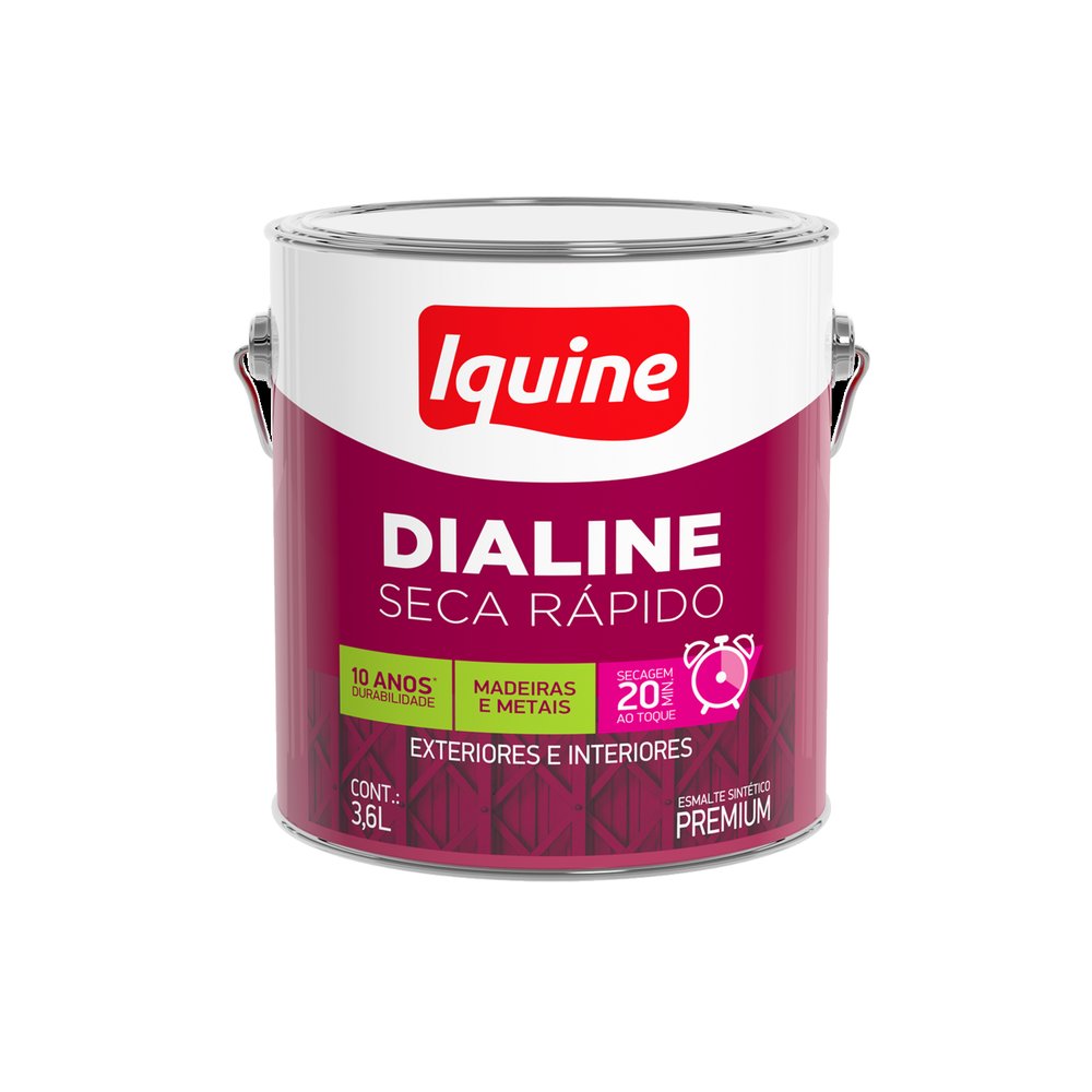 Tinta Esmalte Sintetico Bril Prm 3,0lt Dialine Verde Folh (7892948053315) - Imagem 2