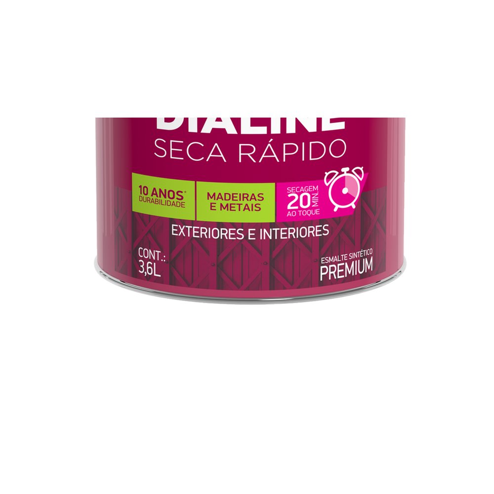 Tinta Esmalte Sintetico Bril Prm 3,0lt Dialine Verde Folh (7892948053315) - Imagem 5