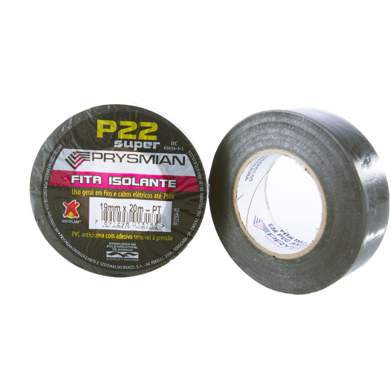 Fita Isolada 19mmx20mt Pt P22 (18181867)