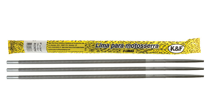 Lima Paramotosserra 8x3/16" 3 Limas K&F (01767B)