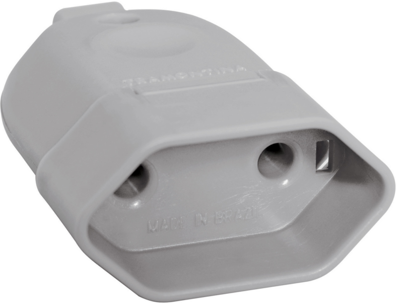 Plug 2p Femea 10a Cz (57401/052)