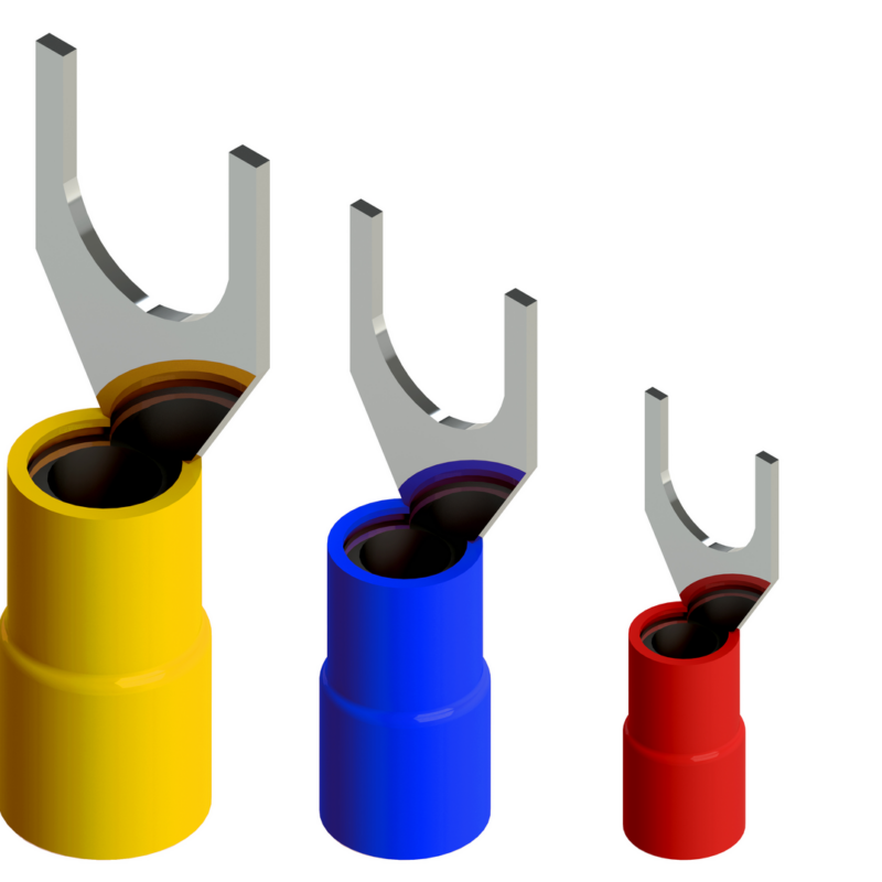 Terminal Pre Isolada Tp Garfo 4,0-6,0 Mm (852)