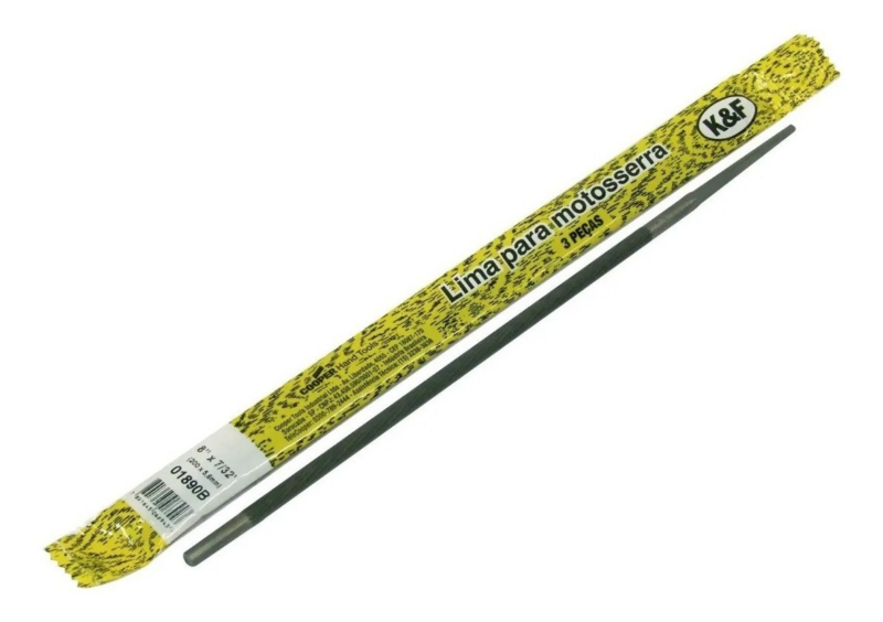 Lima Paramotosserra 8×7/32″ 3 Limas K&F (01890B) K&F