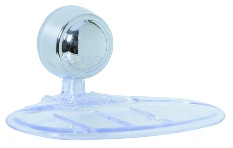 Saboneteira Abs/cristal 9,4×12,8×6,4 (KBM/S)