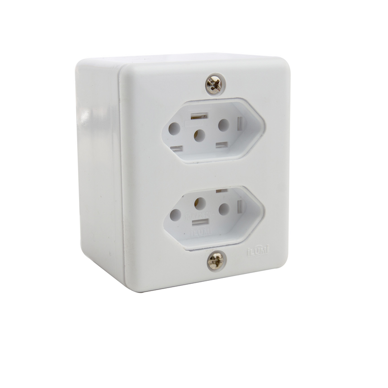 Sobrepor Quad Br 2tom 2p+t Bip 10a (63120)
