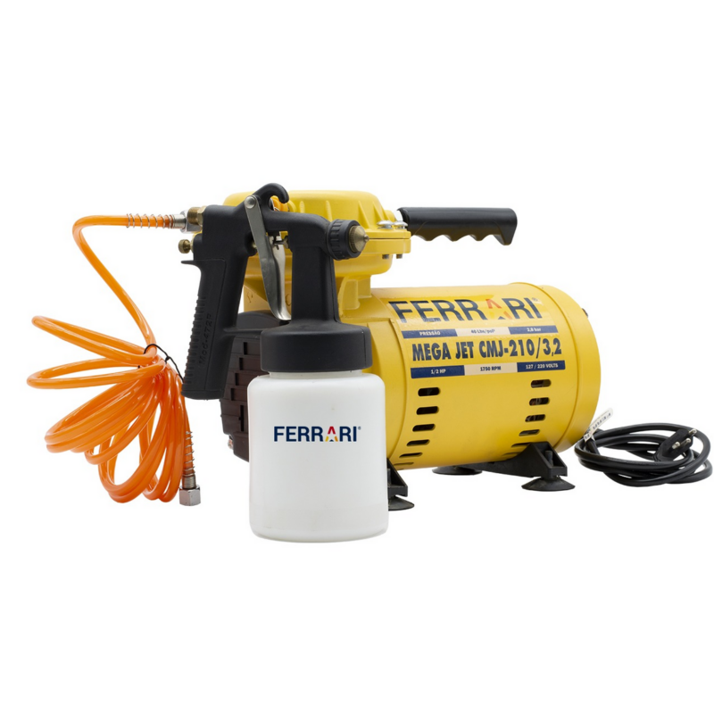Compressor Ar Direto Mega Jet Bivolt Ferrari (AAC1020007)