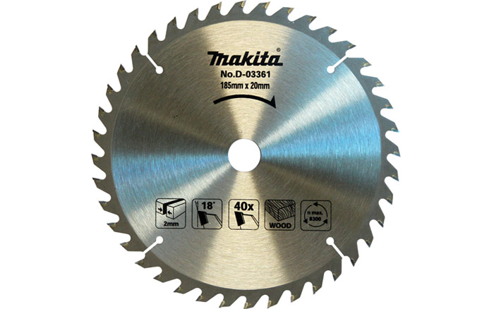 Serra Circ de Widea 185 Mm (7.1/4") 40d Makita (D-03361)
