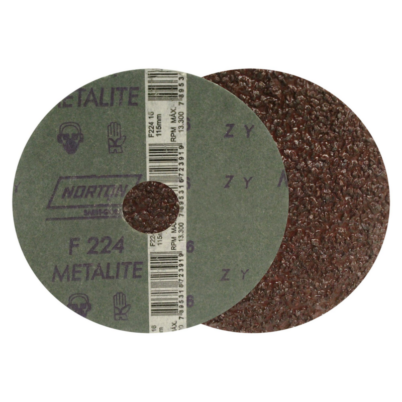 Disco de Lixa 4.1/2" Metal G016 F227 Norton (8834102495/5539502995)