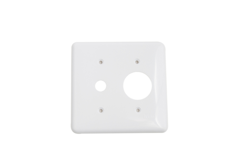 Stylus Placa 4×4 1posto Red+1furo (247D)