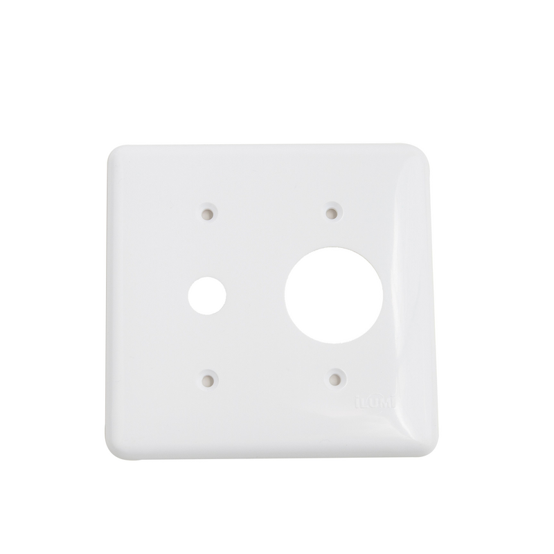 Stylus Placa 4x4 1posto Red+1furo (247D)