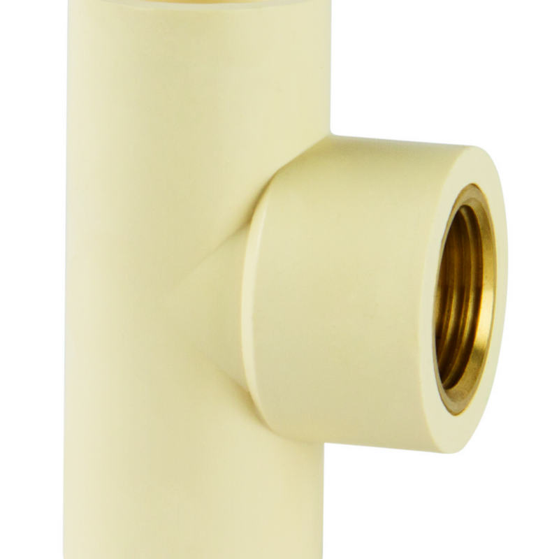 Te Cpvc Trans Fff 22mmx1/2 Iso Amanco (20316)