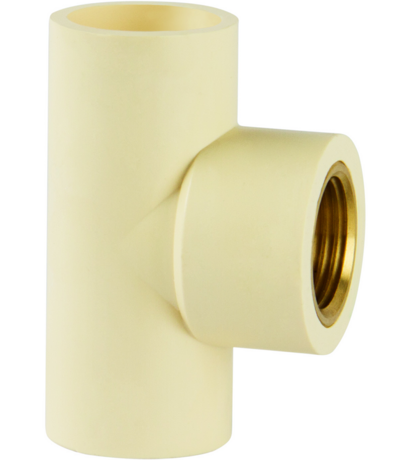 Te Cpvc Trans Fff 22mmx1/2 Iso Amanco (20316)