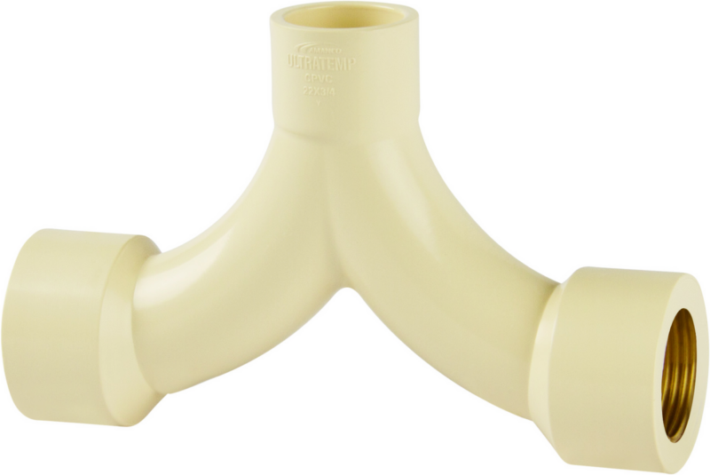Te Cpvc Misturador Fff 22mmx3/4 Iso Amanco (20307)