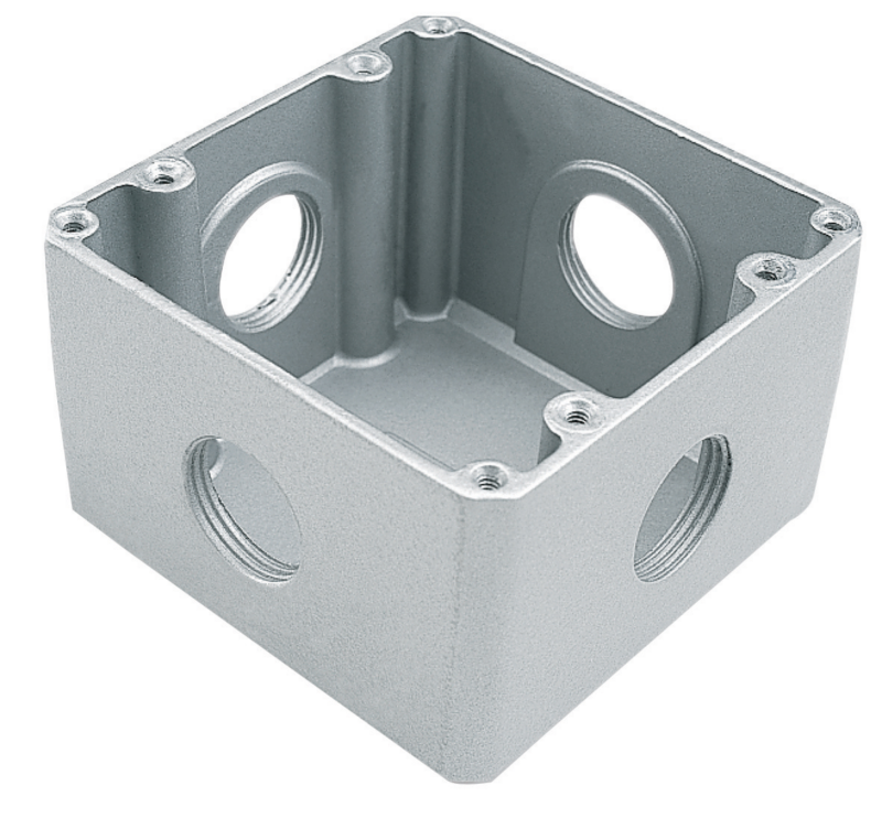 Caixa de Luz Alum Para Piso Alta 4×4 3/4″ (56120/002)