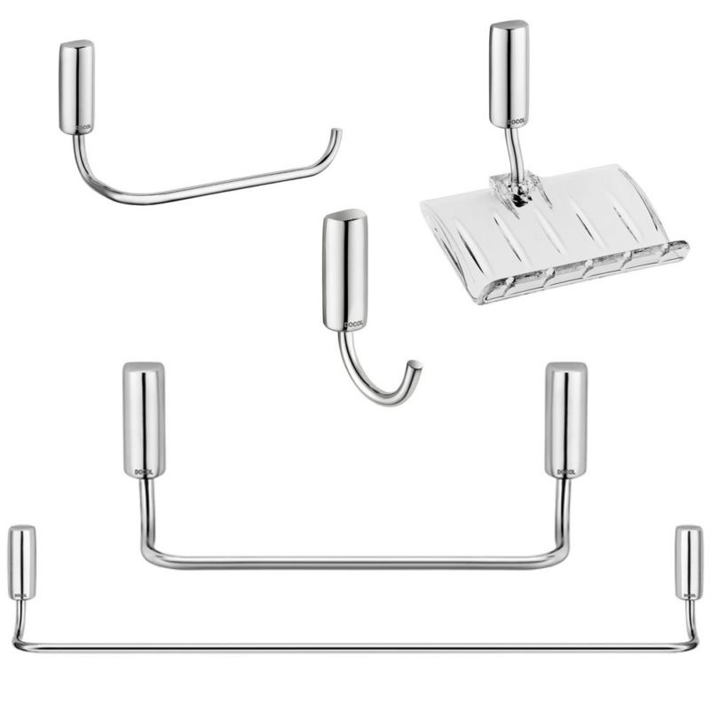 Kit Parabanheiro Metal Cr 5pc Idea (90005863006/00586306)