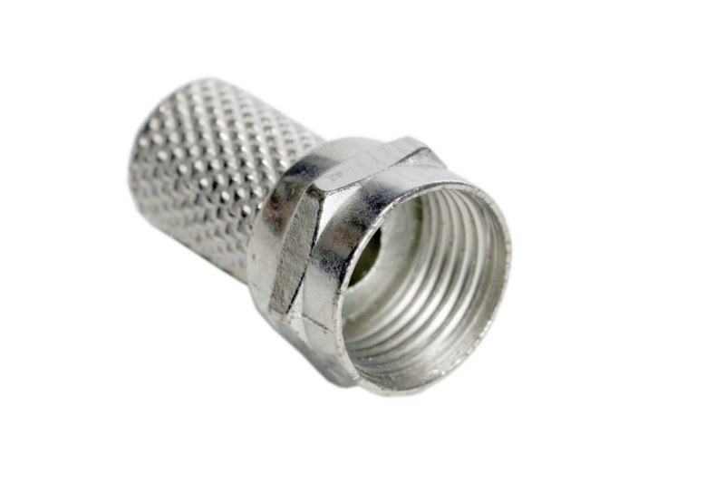 Conector Para Cabo Coax Com Rosca Rg6 Com30un (041900)