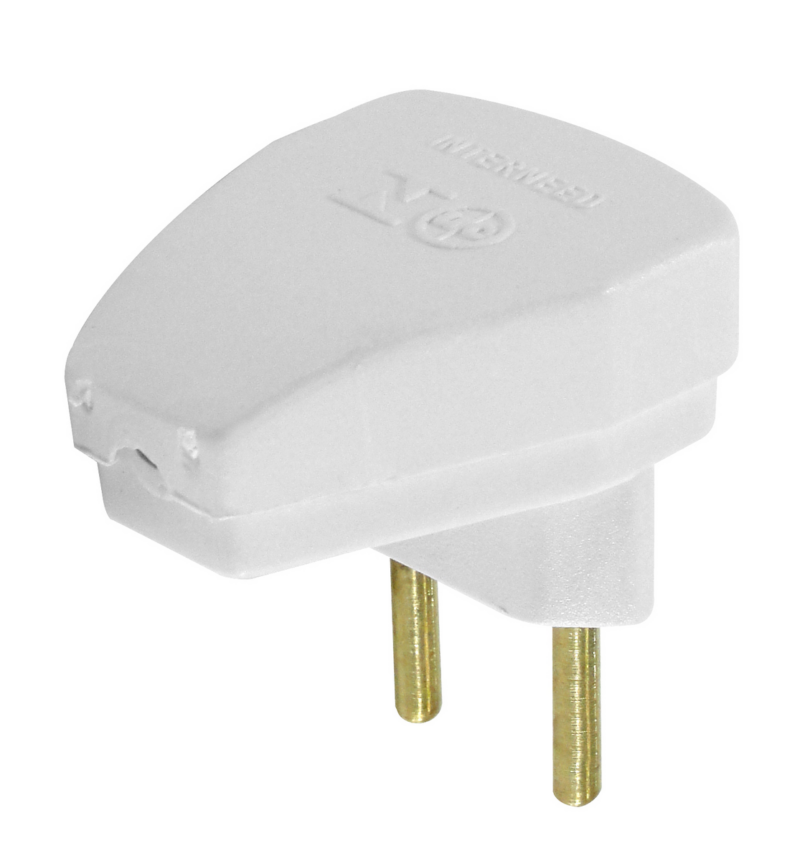 Plug 2p Macho 10a Br Gigante Triang (030003)