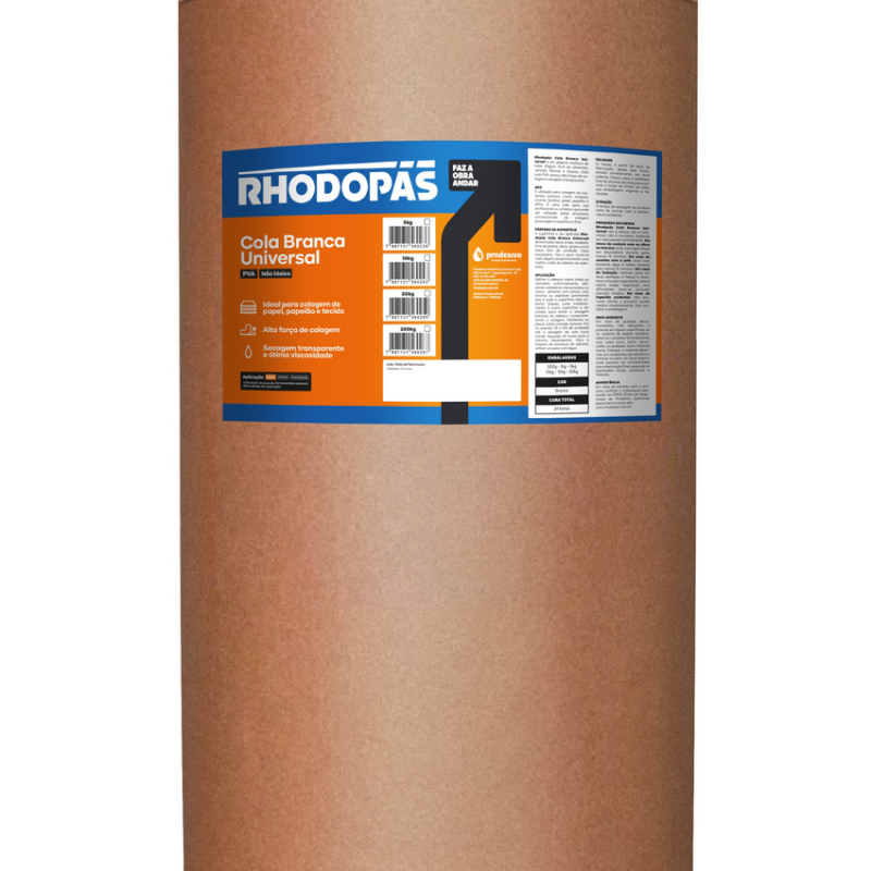Cola Branca 5 Kg Universal Rhodopas (1201/01742)