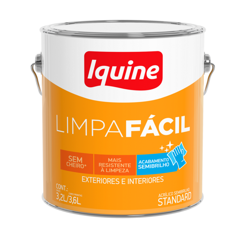 Tinta Acr Sb Std 3,6lt Limpa Facil Palha (7892948057467)