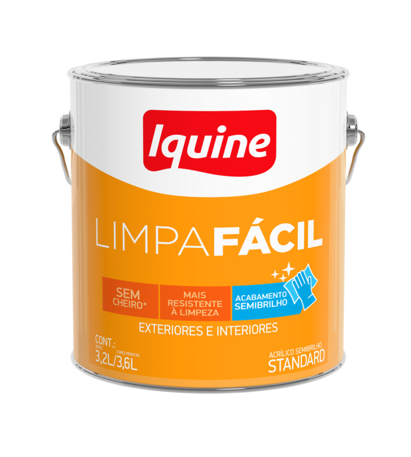 Tinta Acr Sb Std 3,6lt Limpa Facil Palha (7892948057467)
