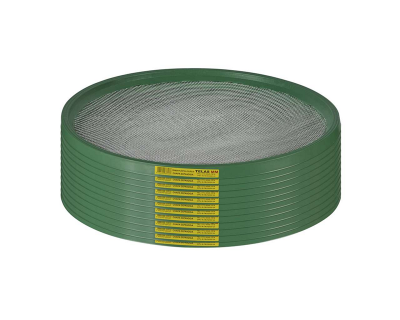 Peneira Aro 55 PVC Chapa Exp Verde Feijao Telas Mm (23632)
