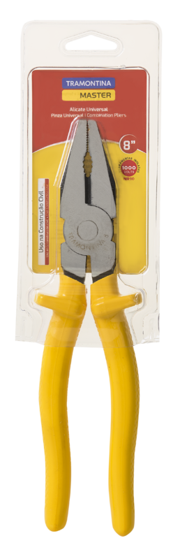Alicate Universal 8" Isolada 1000 V Aço Carbono Tramontina (41001/108)