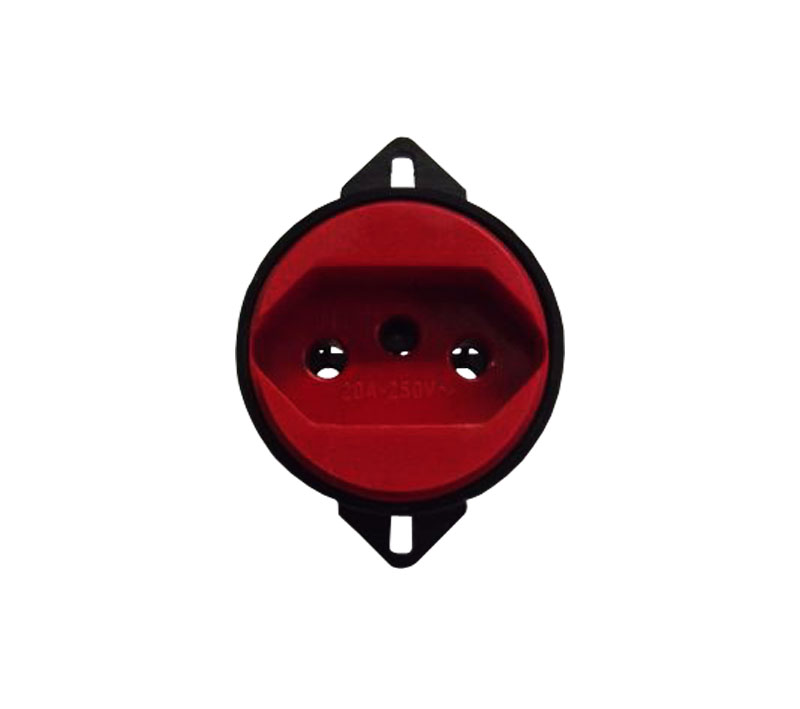 Tomada Piso Red 2p+t Sempl 10a Semhast Vermelho (23.054N)