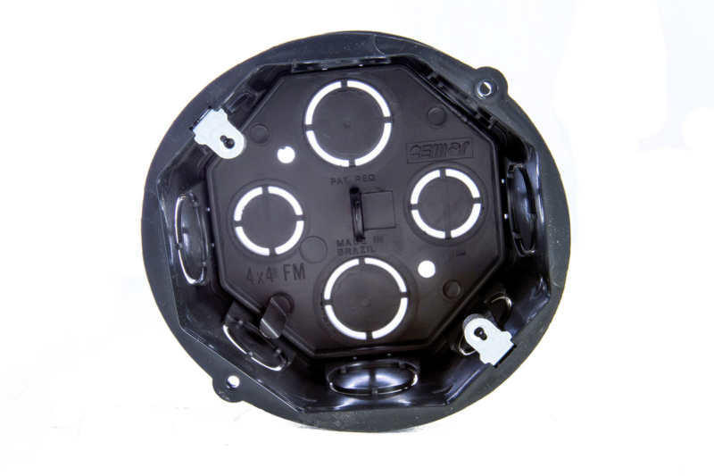 Caixa de Luz Pvc 4×4 Oct Fms Pt Ref (913129)