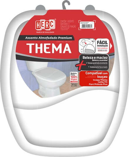 Assento Plast Almof Quad Br Thema (2395)