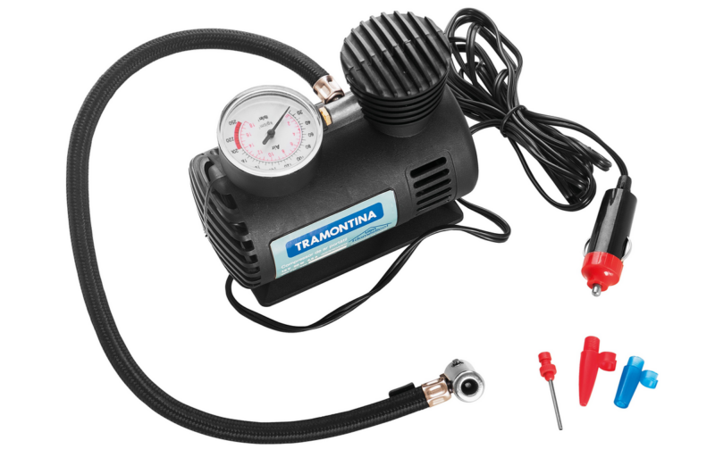 Compressor Ar Portatil 12 V 50 W Bivolt Tramontina (42330/001)