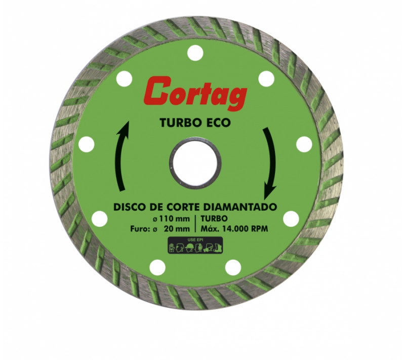 Disco Diam Turbo 110 Mm Gran Eco Cortag (60598)