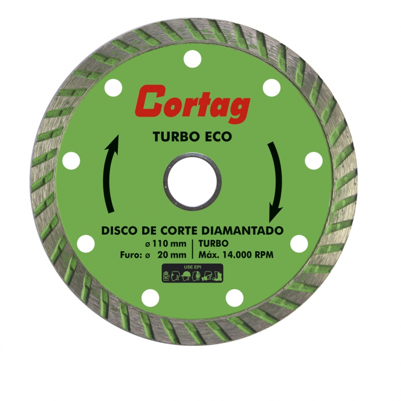 Disco Diam Turbo 110 Mm Gran Eco Cortag (60598)
