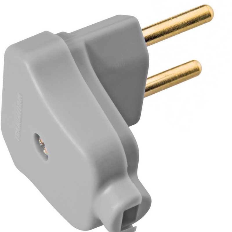 Plug 2p Macho 10a Cz Triang (57401/006)