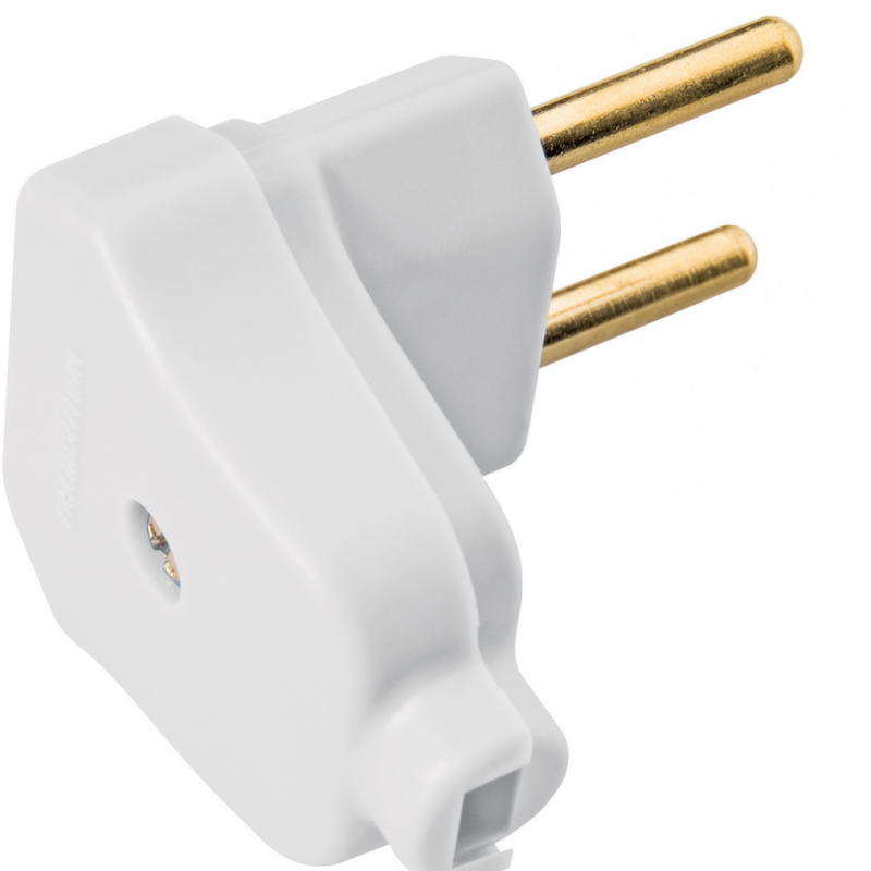Plug 2p Macho 10a Br Triang (57402/006)